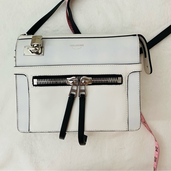 Zadig & Voltaire Zip Bag in White—NWT - Picture 16 of 16